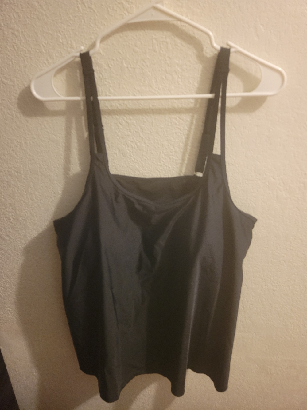Black Tankini Swim Top